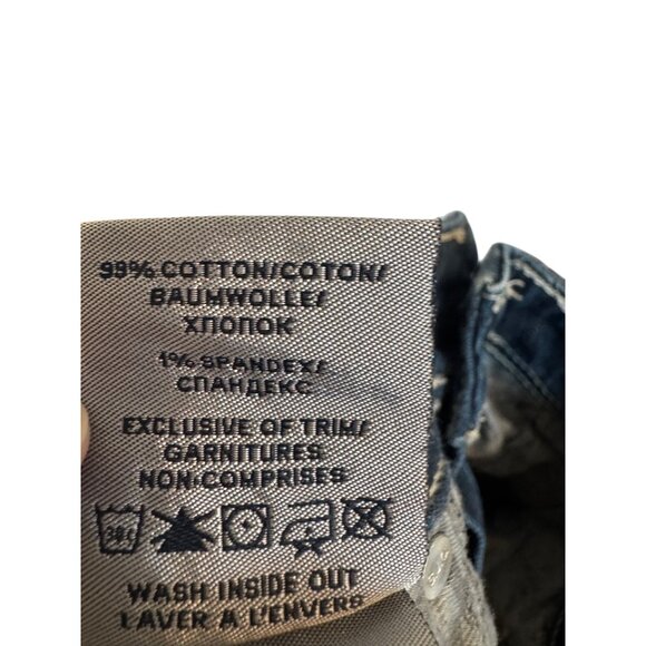 Silver Jeans Suki Womens Bootcut Denim Jeans W29/L32 Distressed Blue Western Sty - Picture 4 of 11